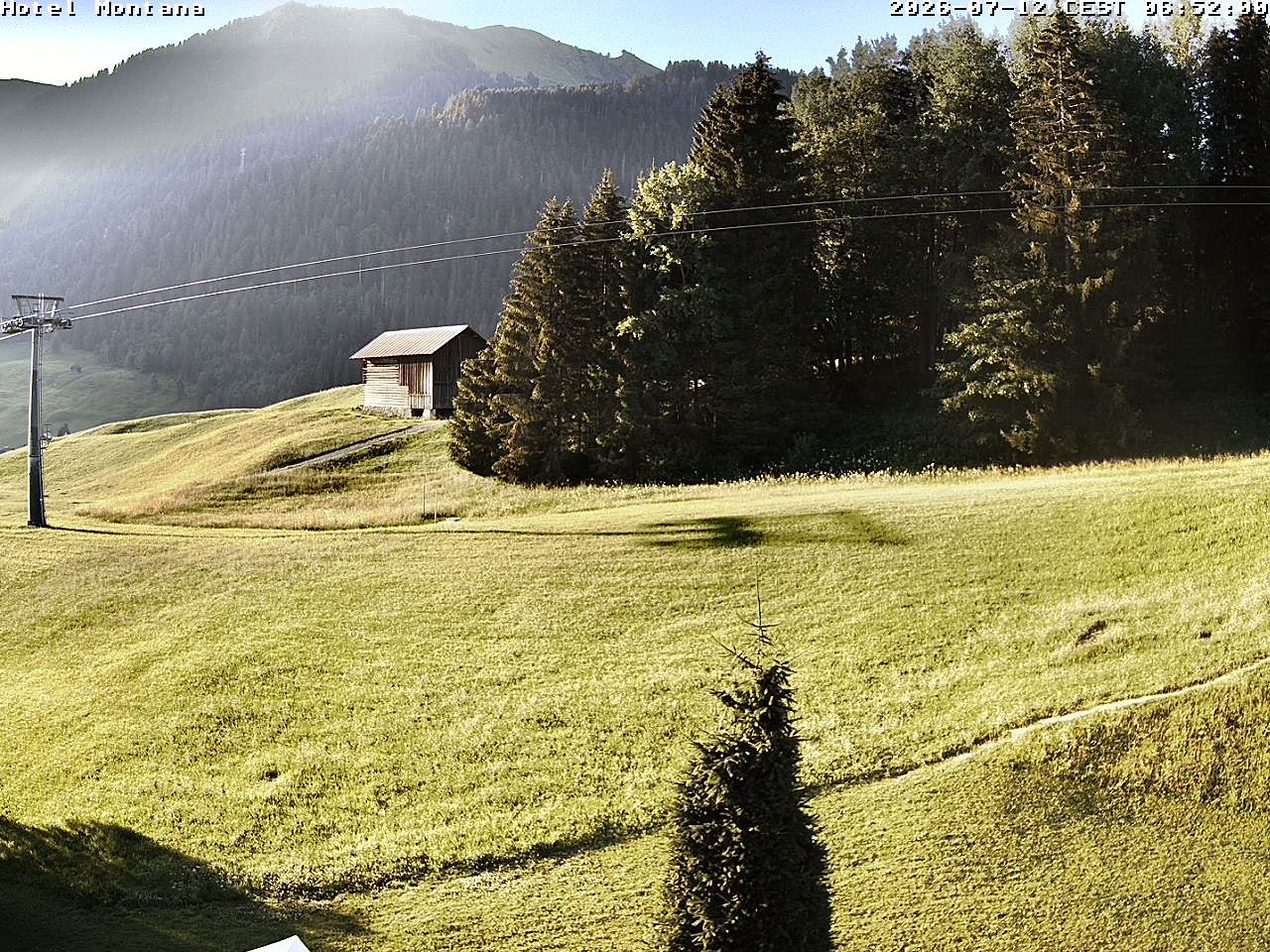 Archiv Foto Webcam Hotel Montana, Riezlern