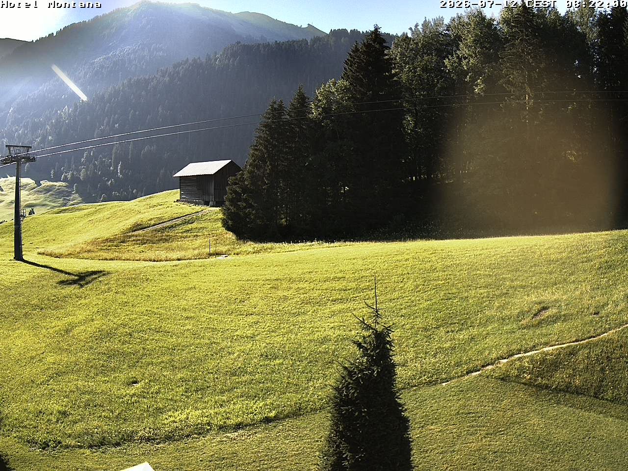Archiv Foto Webcam Hotel Montana, Riezlern