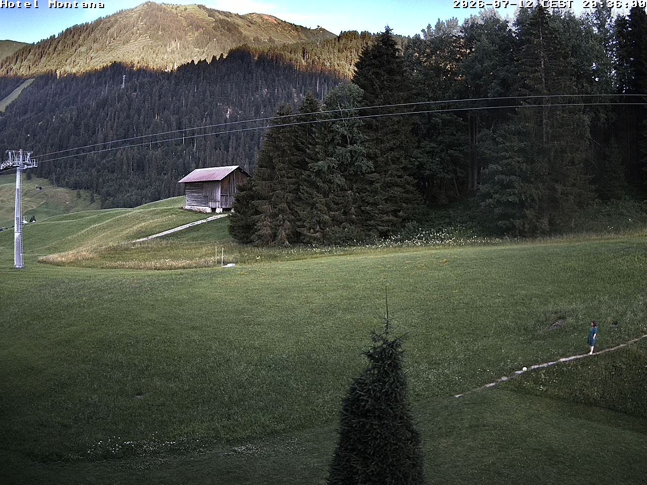 Archived image Webcam Riezlern - Hotel Montana