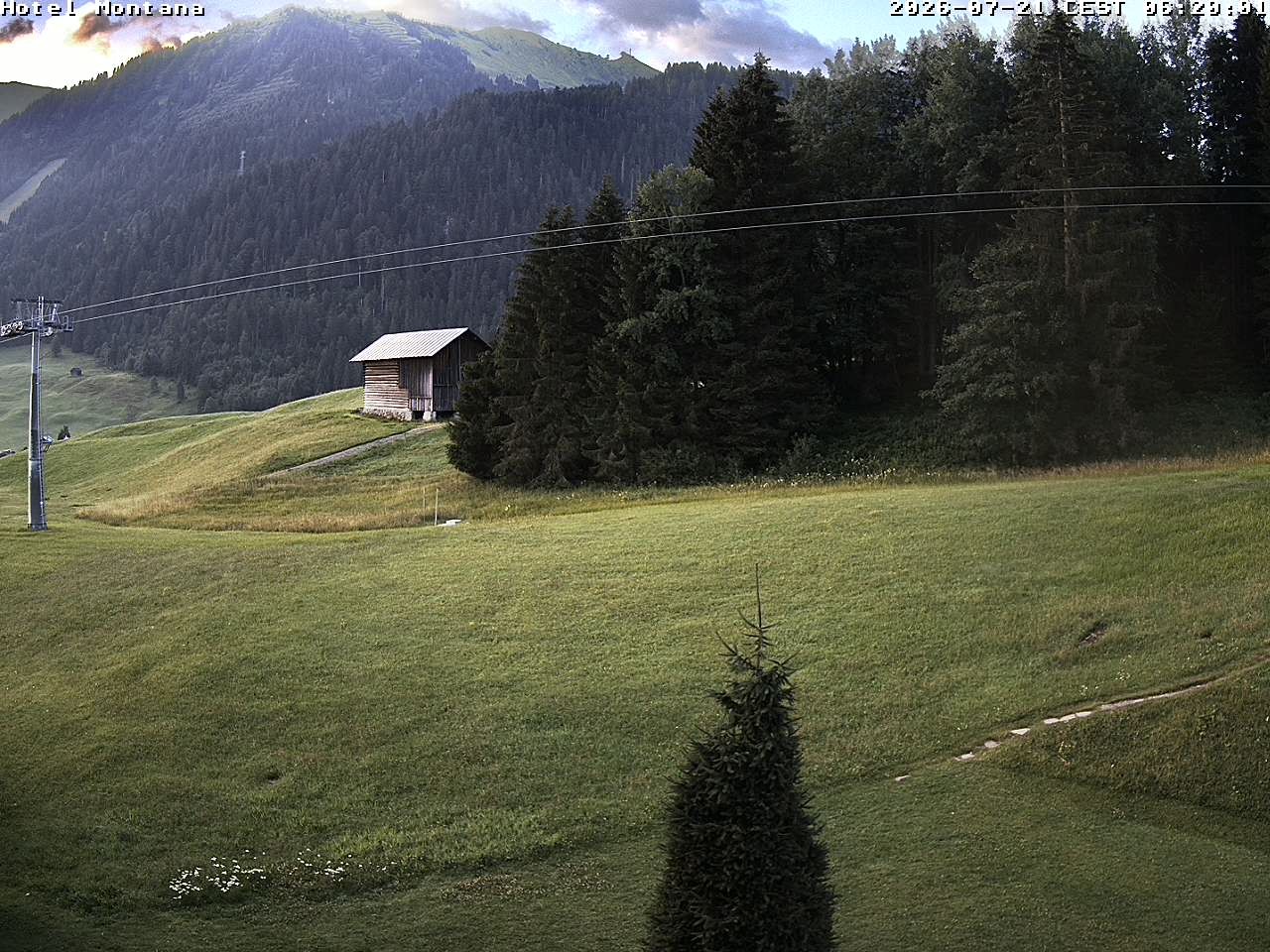Archiv Foto Webcam Hotel Montana, Riezlern