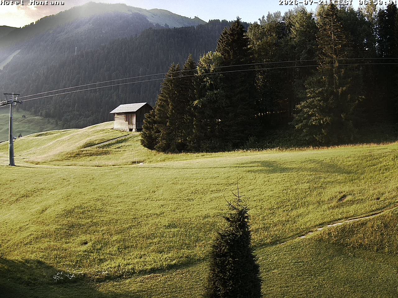 Archiv Foto Webcam Hotel Montana, Riezlern