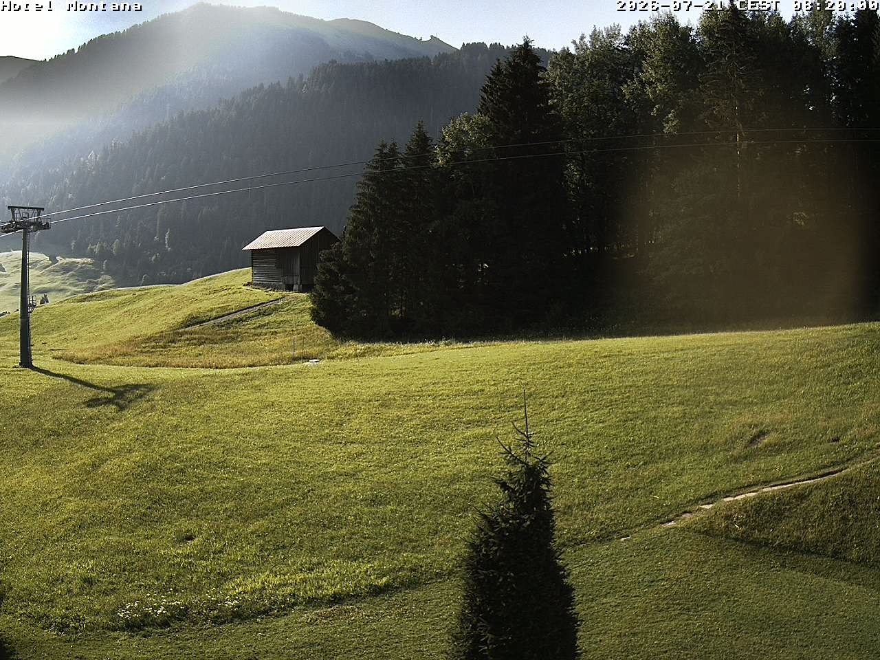 Archiv Foto Webcam Hotel Montana, Riezlern