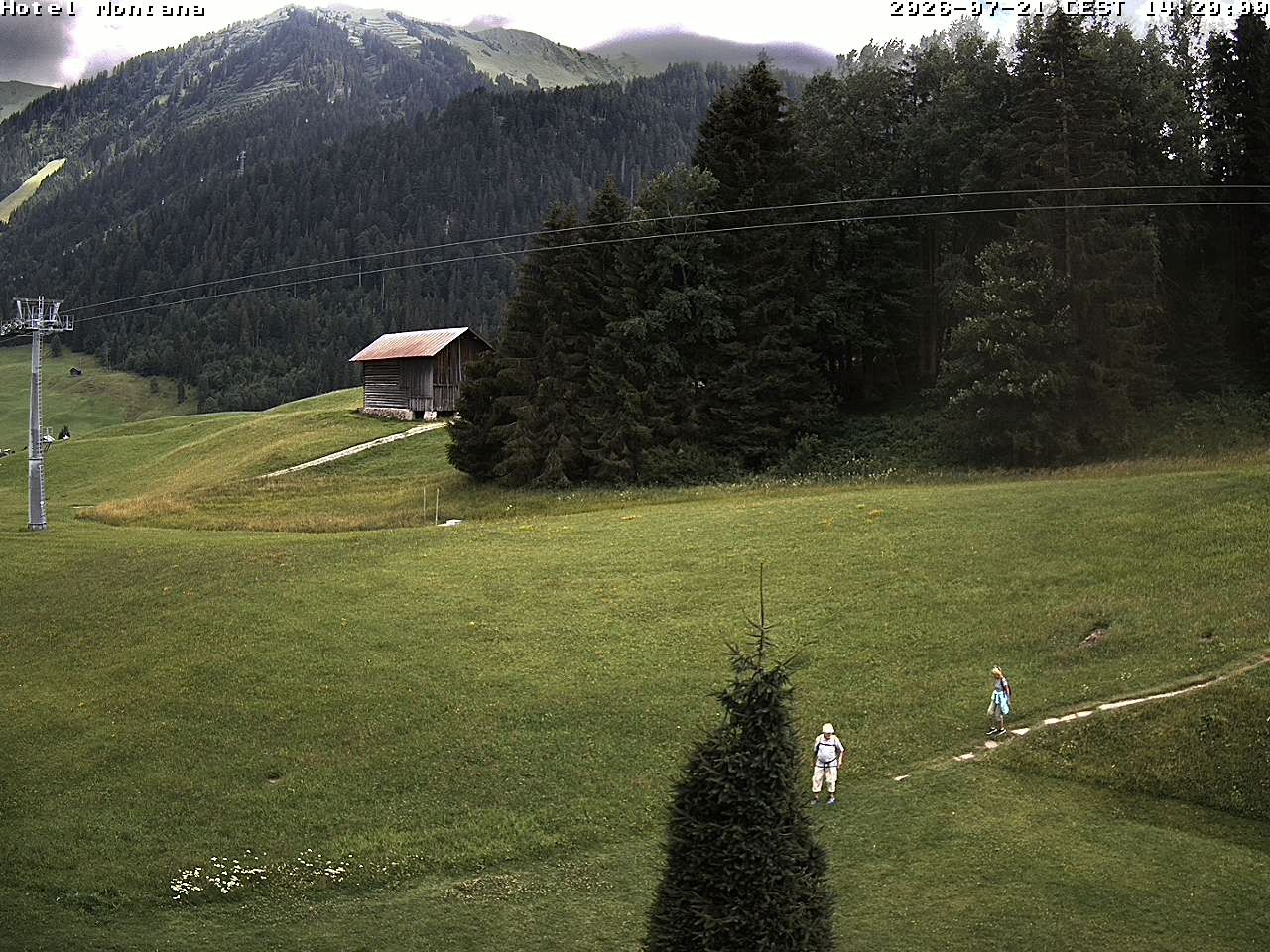Archiv Foto Webcam Hotel Montana, Riezlern