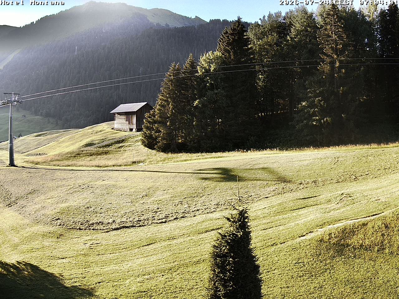 Archiv Foto Webcam Hotel Montana, Riezlern