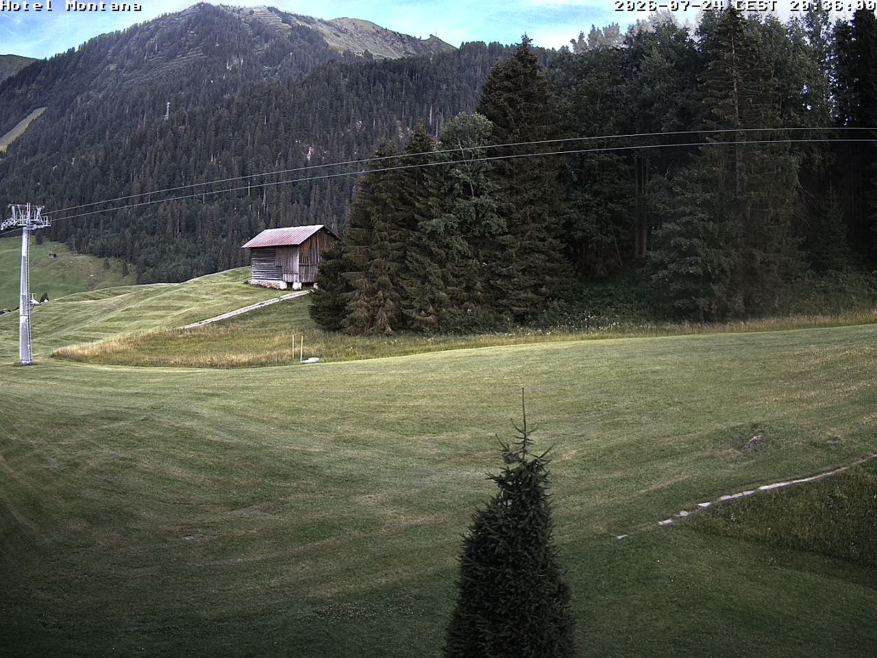 Archived image Webcam Riezlern - Hotel Montana