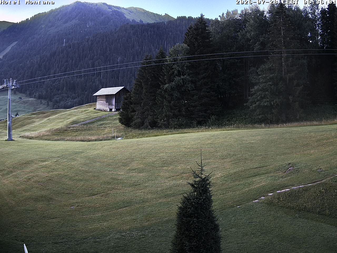Archiv Foto Webcam Hotel Montana, Riezlern