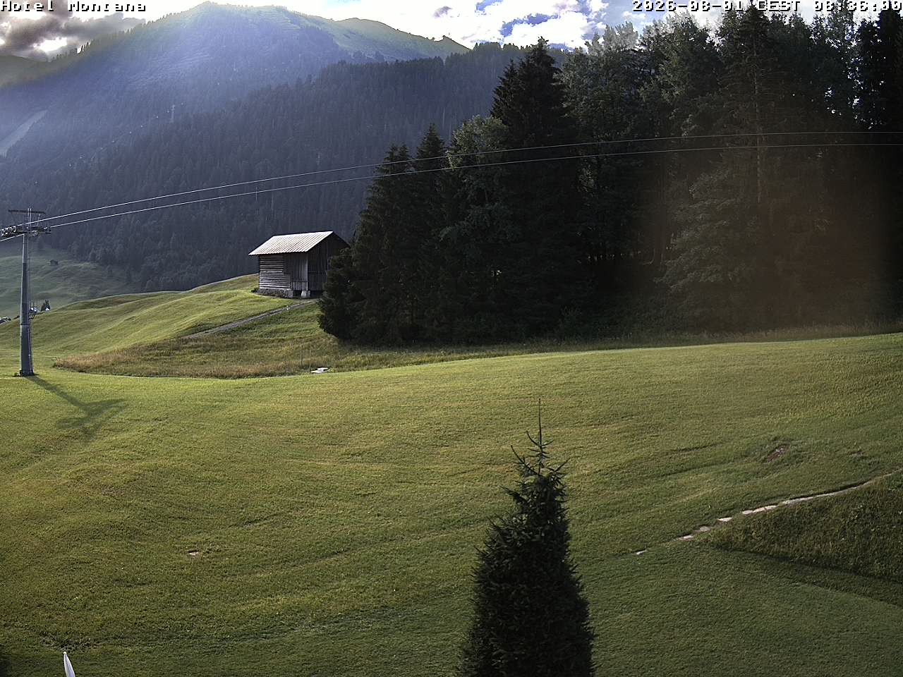 Archived image Webcam Riezlern - Hotel Montana