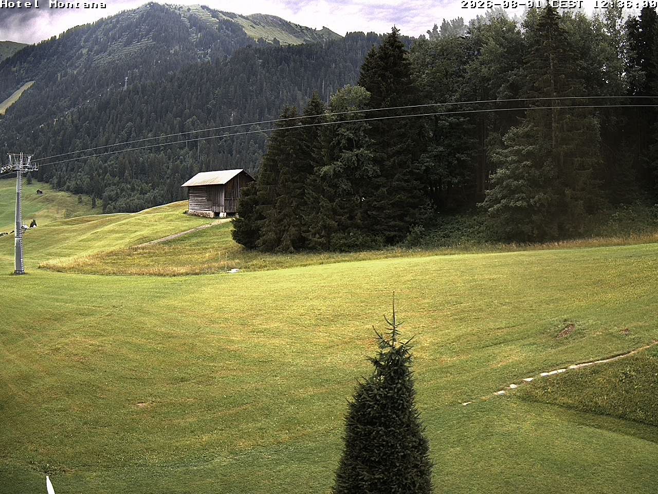 Archived image Webcam Riezlern - Hotel Montana