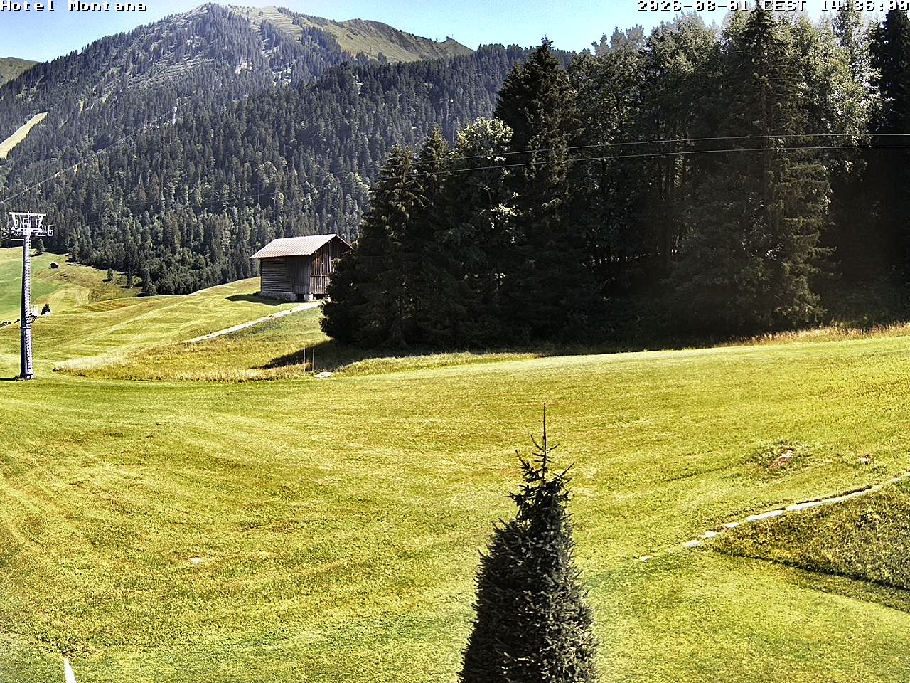 Archived image Webcam Riezlern - Hotel Montana