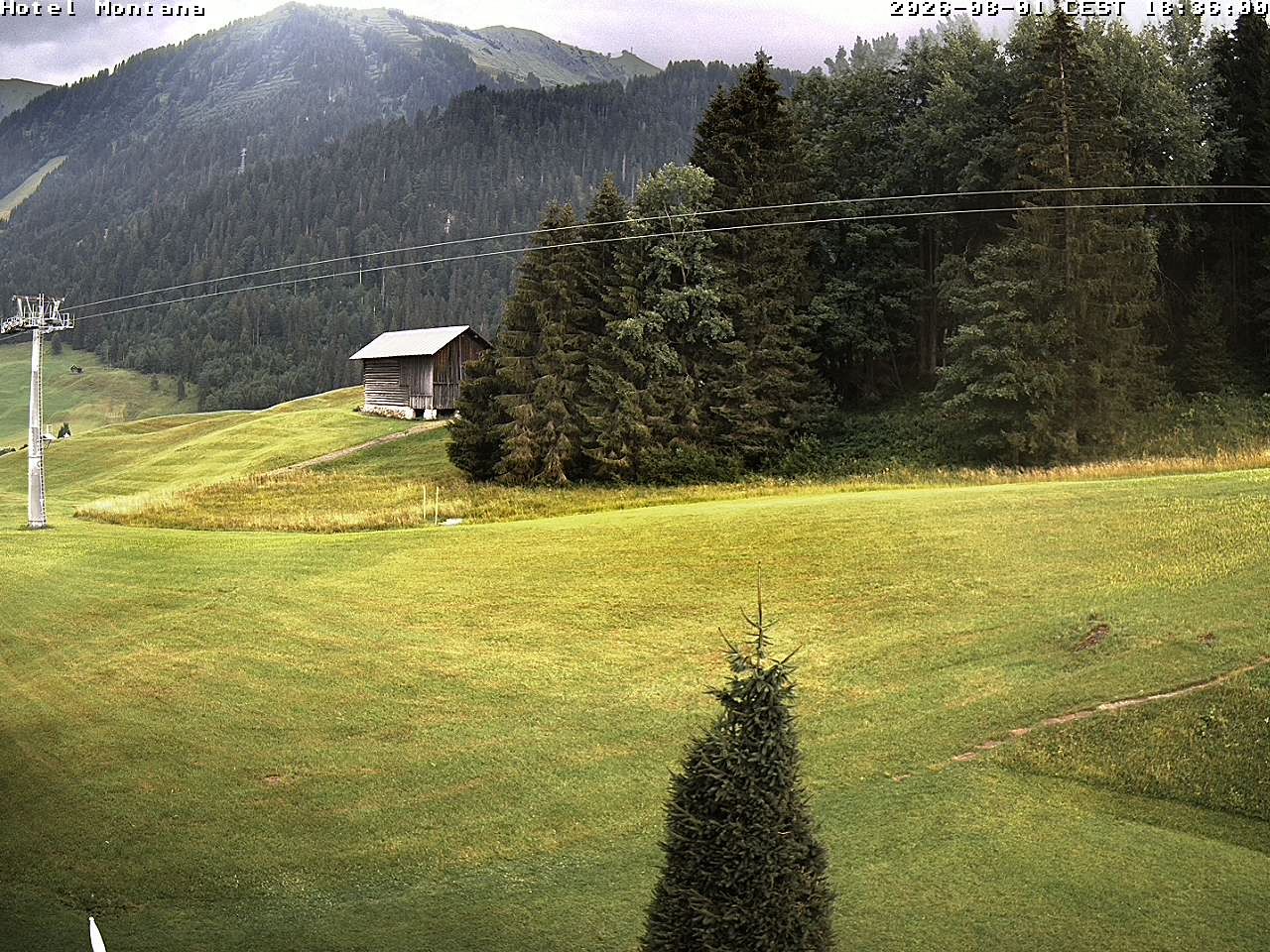Archived image Webcam Riezlern - Hotel Montana