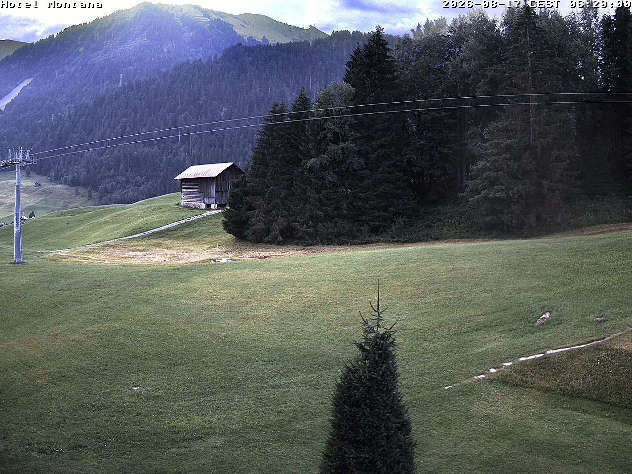 Archived image Webcam Riezlern - Hotel Montana