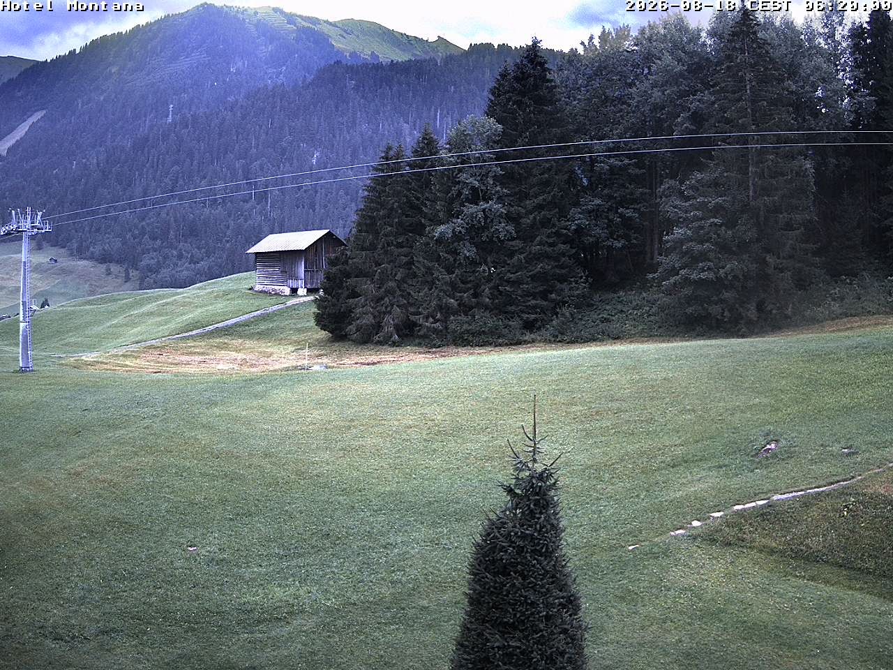 Archived image Webcam Riezlern - Hotel Montana