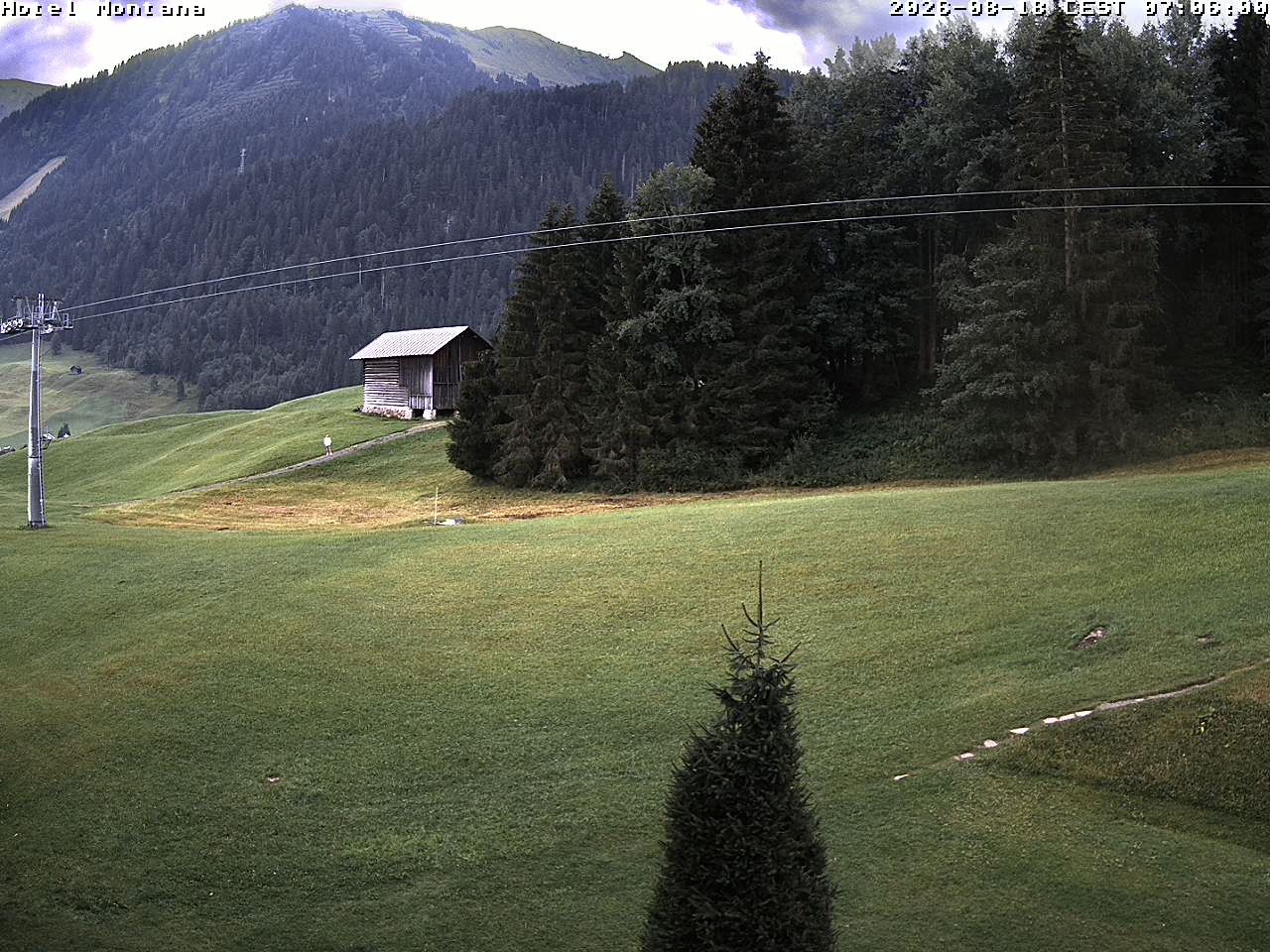 Archived image Webcam Riezlern - Hotel Montana