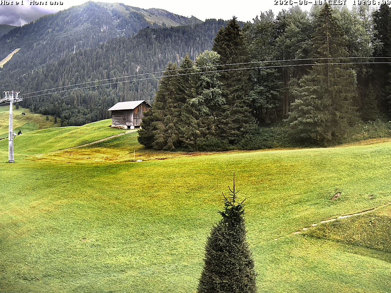 Archived image Webcam Riezlern - Hotel Montana