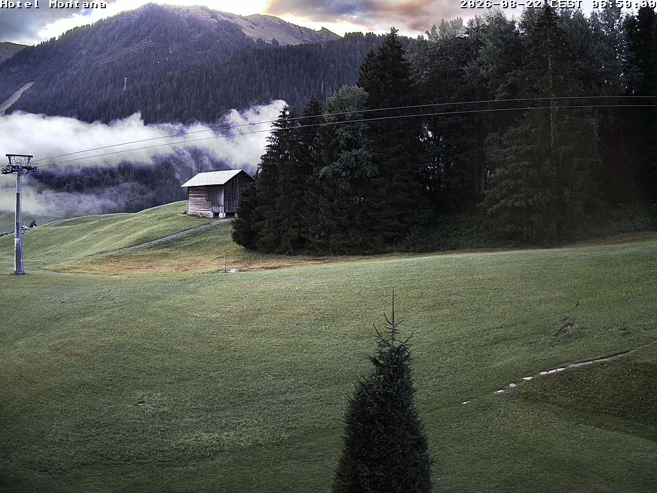 Archived image Webcam Riezlern - Hotel Montana