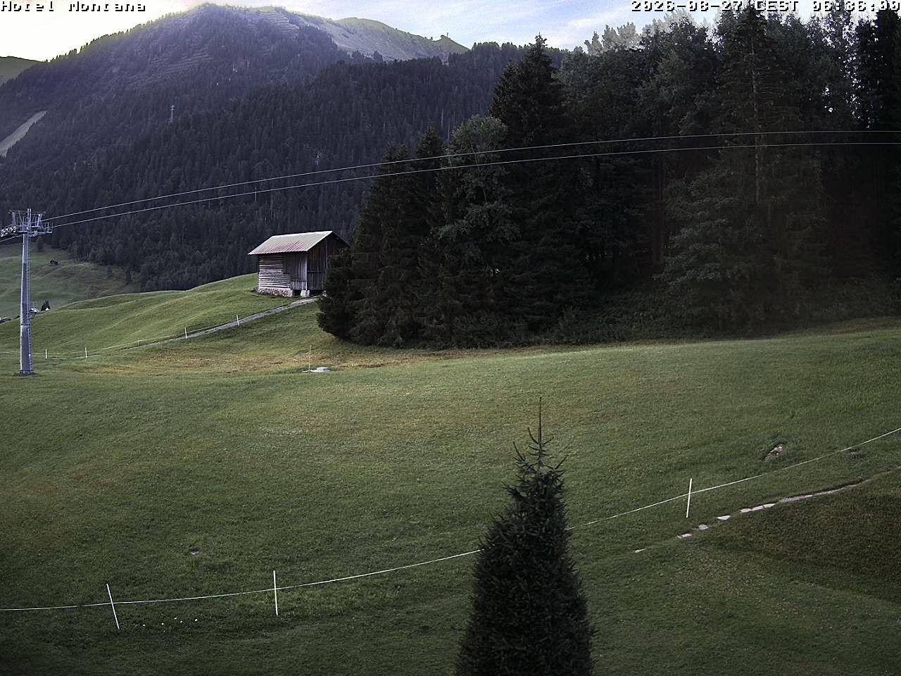 Archived image Webcam Riezlern - Hotel Montana