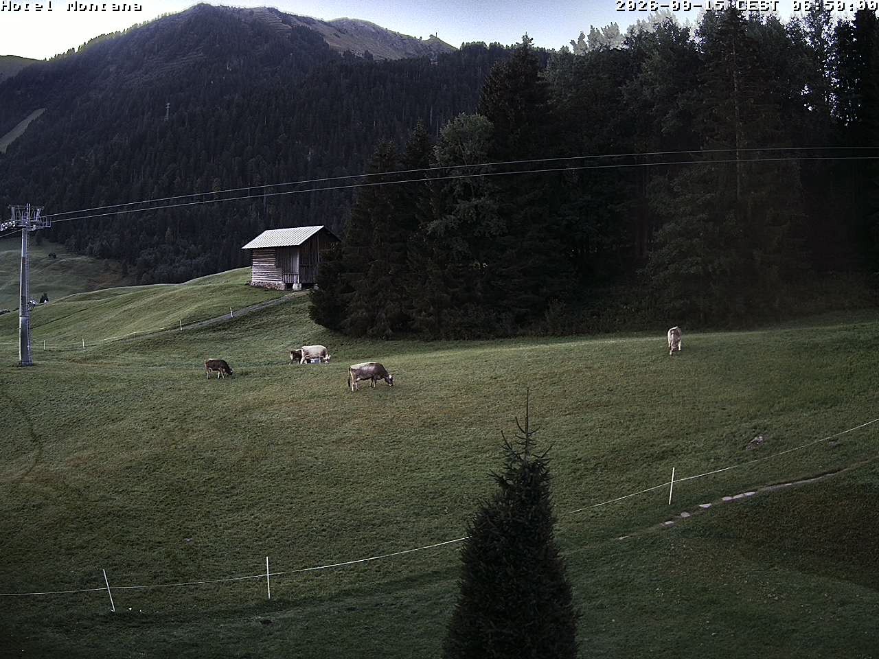 Archived image Webcam Riezlern - Hotel Montana