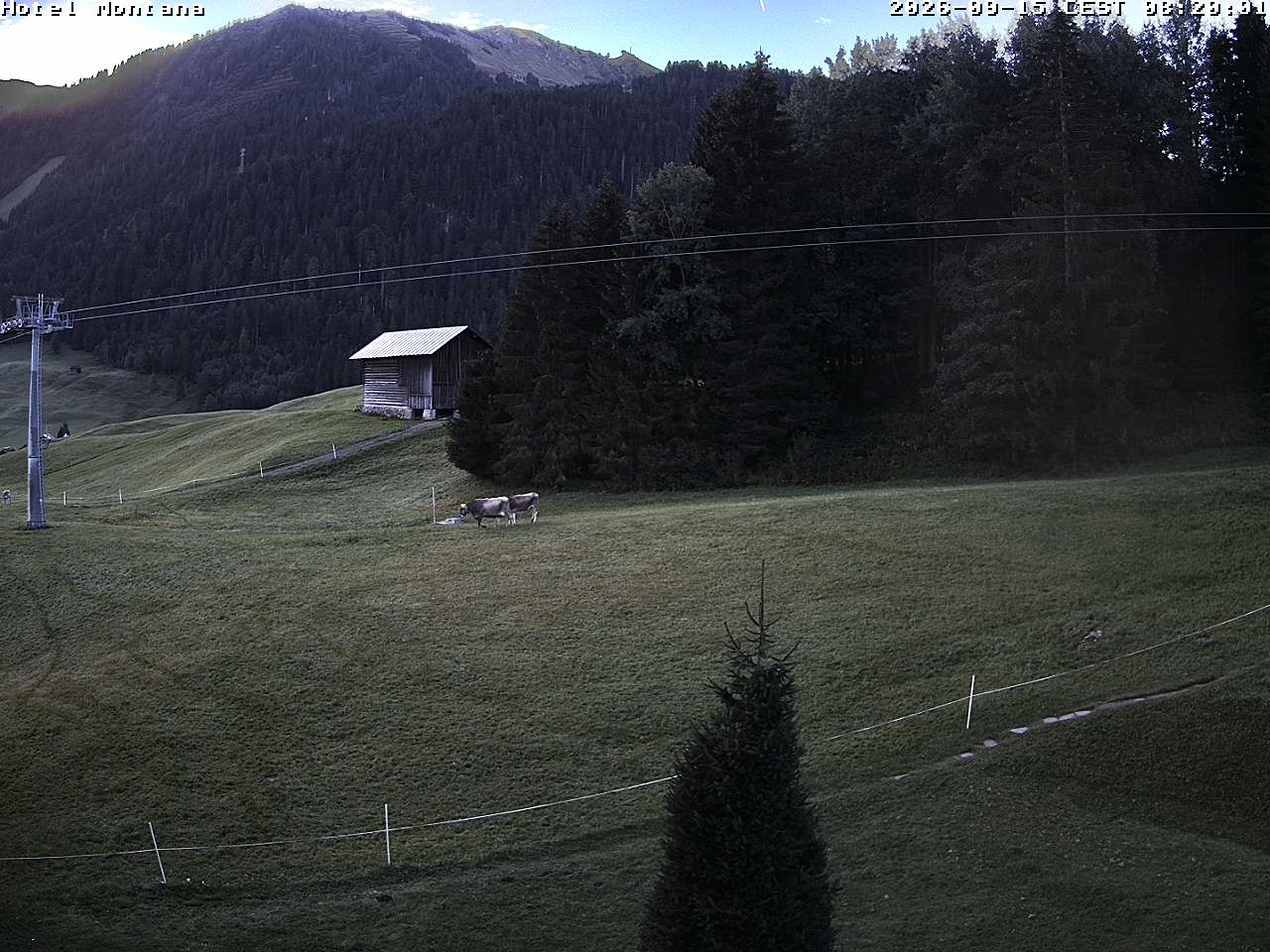 Archived image Webcam Riezlern - Hotel Montana