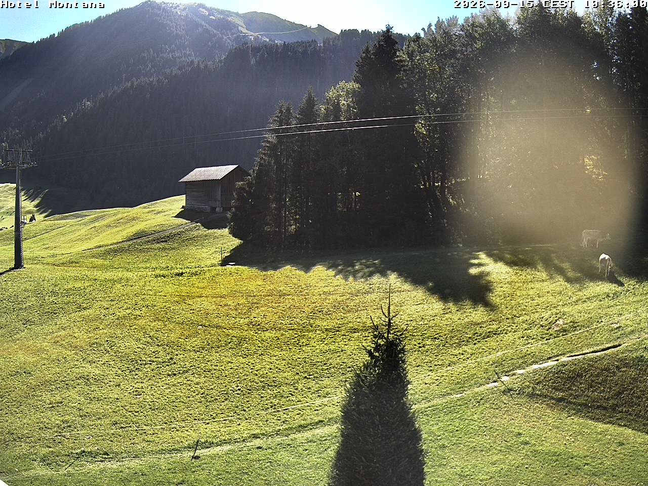 Archived image Webcam Riezlern - Hotel Montana