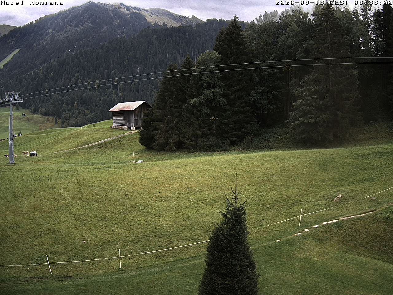 Archived image Webcam Riezlern - Hotel Montana