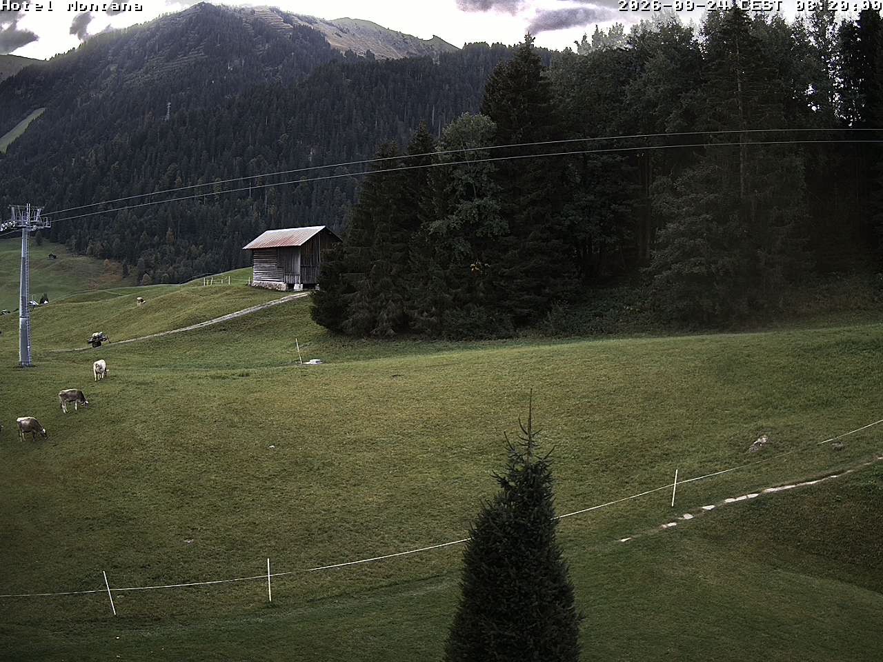 Archived image Webcam Riezlern - Hotel Montana