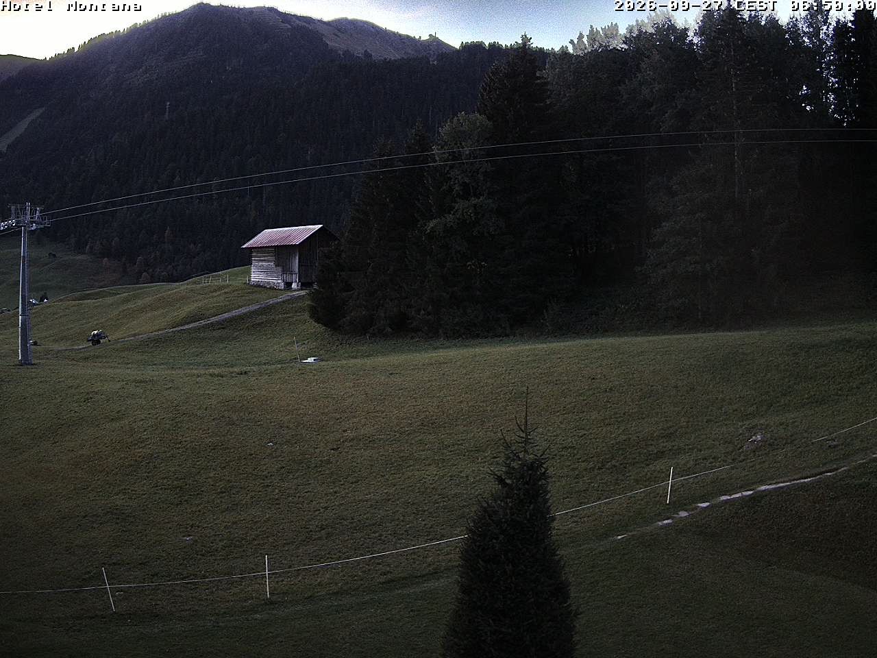 Archived image Webcam Riezlern - Hotel Montana