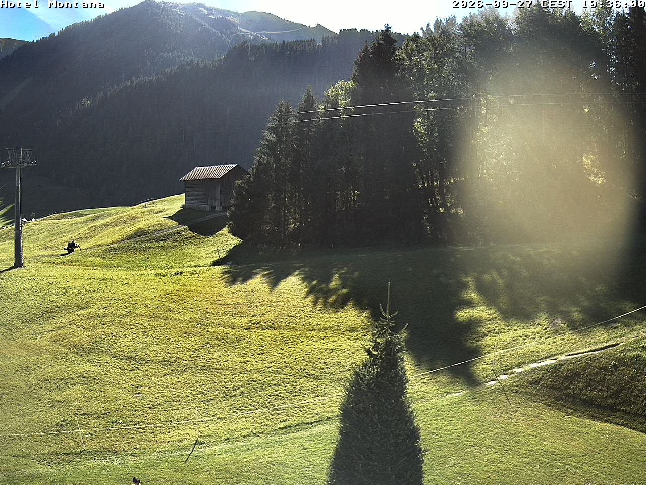 Archived image Webcam Riezlern - Hotel Montana