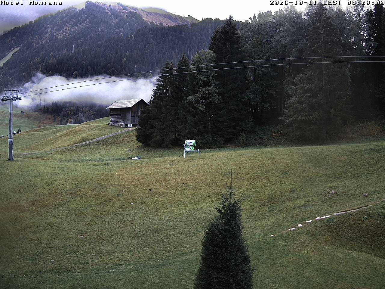 Archived image Webcam Riezlern - Hotel Montana