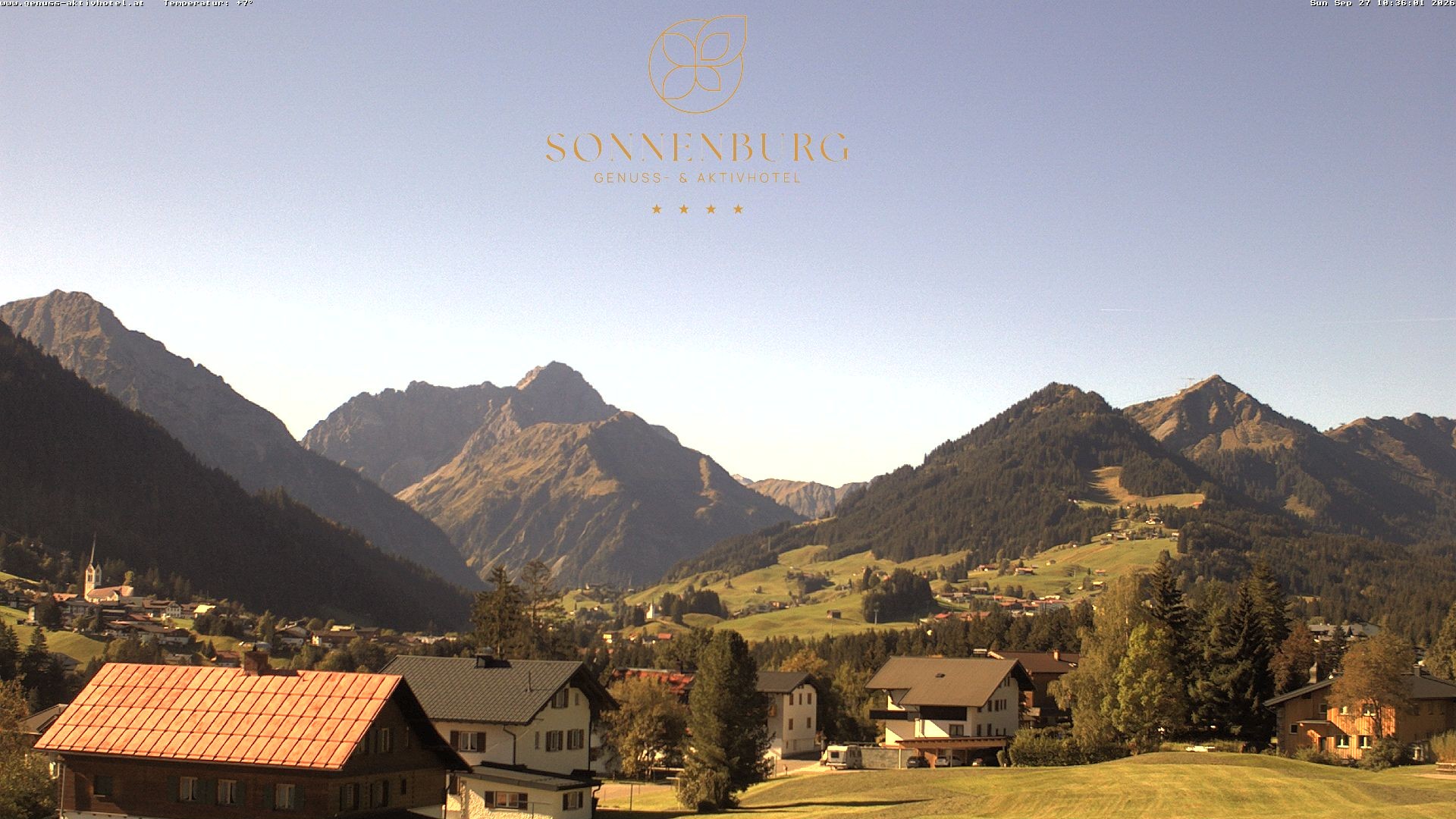 Archived image Webcam Sonnenburg Hotel