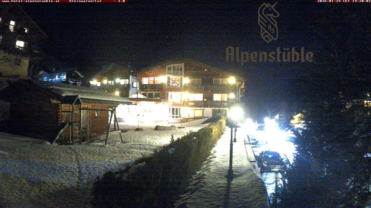 Archived image Webcam Hotel "Alpenstueble"