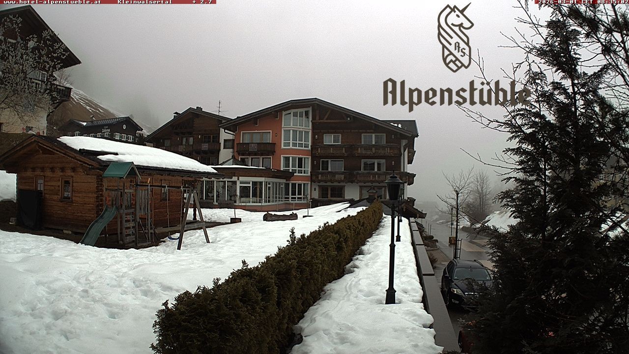 Archived image Webcam Hotel "Alpenstueble"