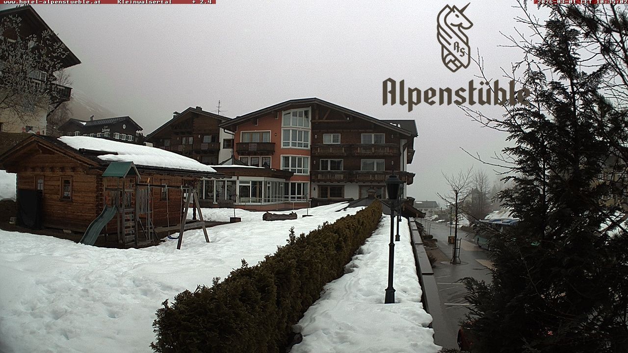 Archived image Webcam Hotel "Alpenstueble"