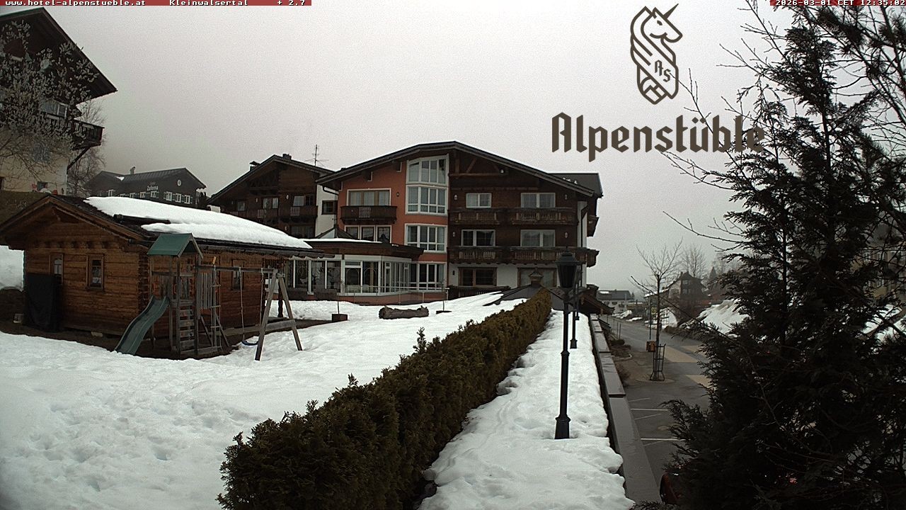Archived image Webcam Hotel "Alpenstueble"