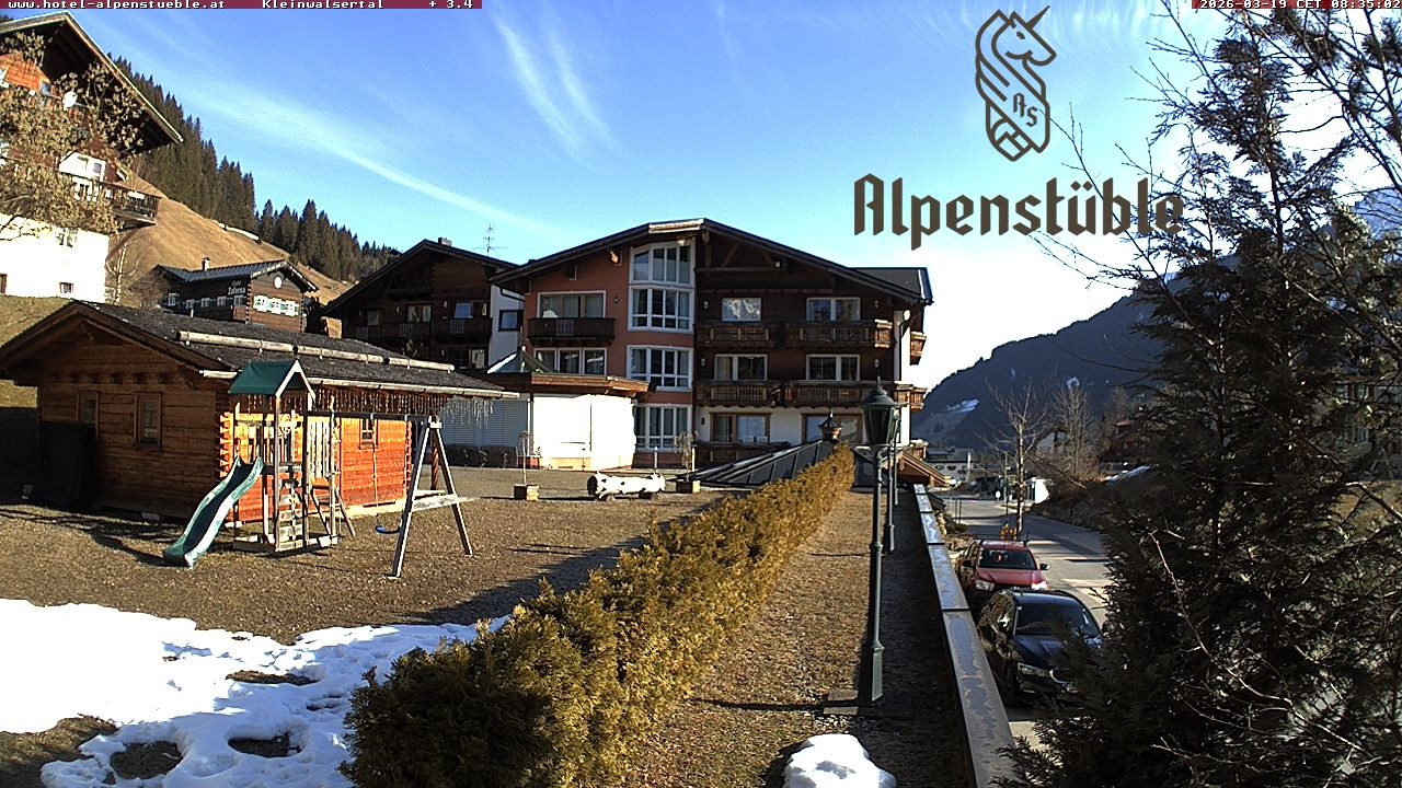 Archived image Webcam Hotel "Alpenstueble"