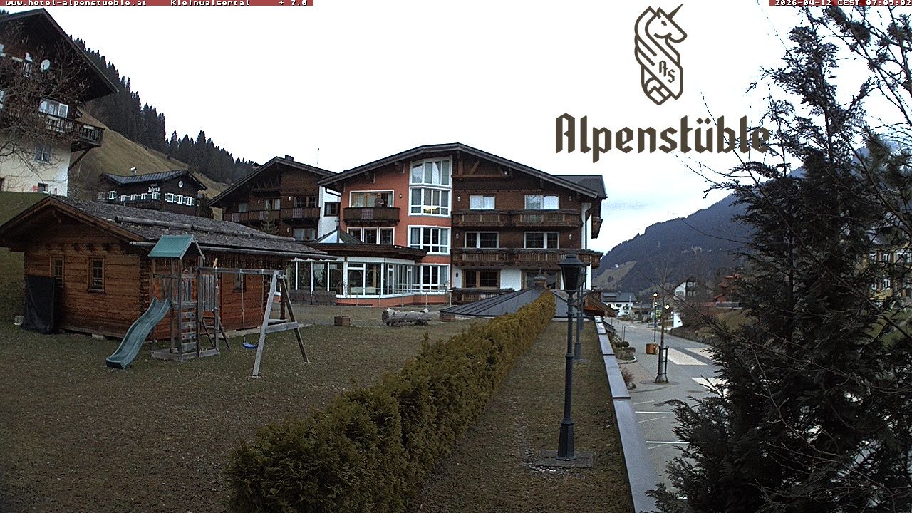 Archived image Webcam Hotel "Alpenstueble"