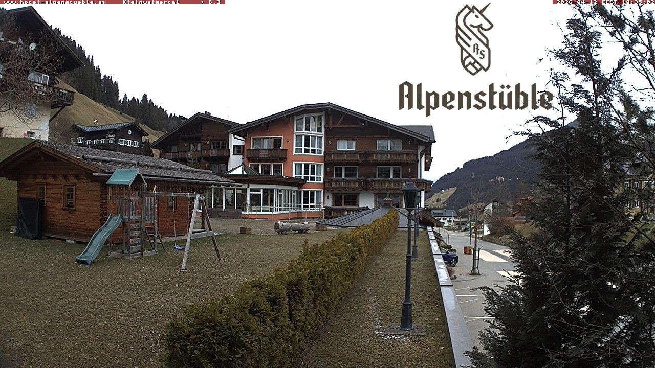 Archived image Webcam Hotel "Alpenstueble"