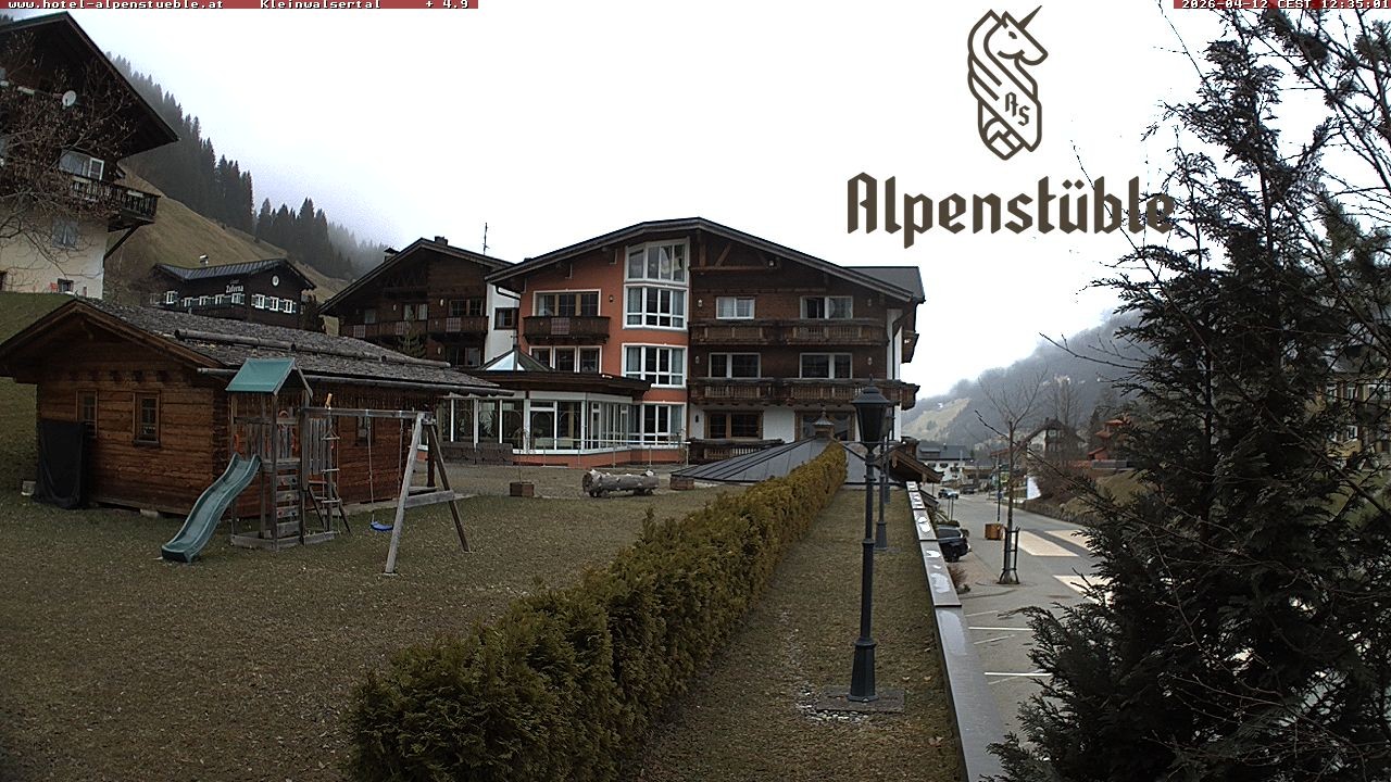 Archived image Webcam Hotel "Alpenstueble"