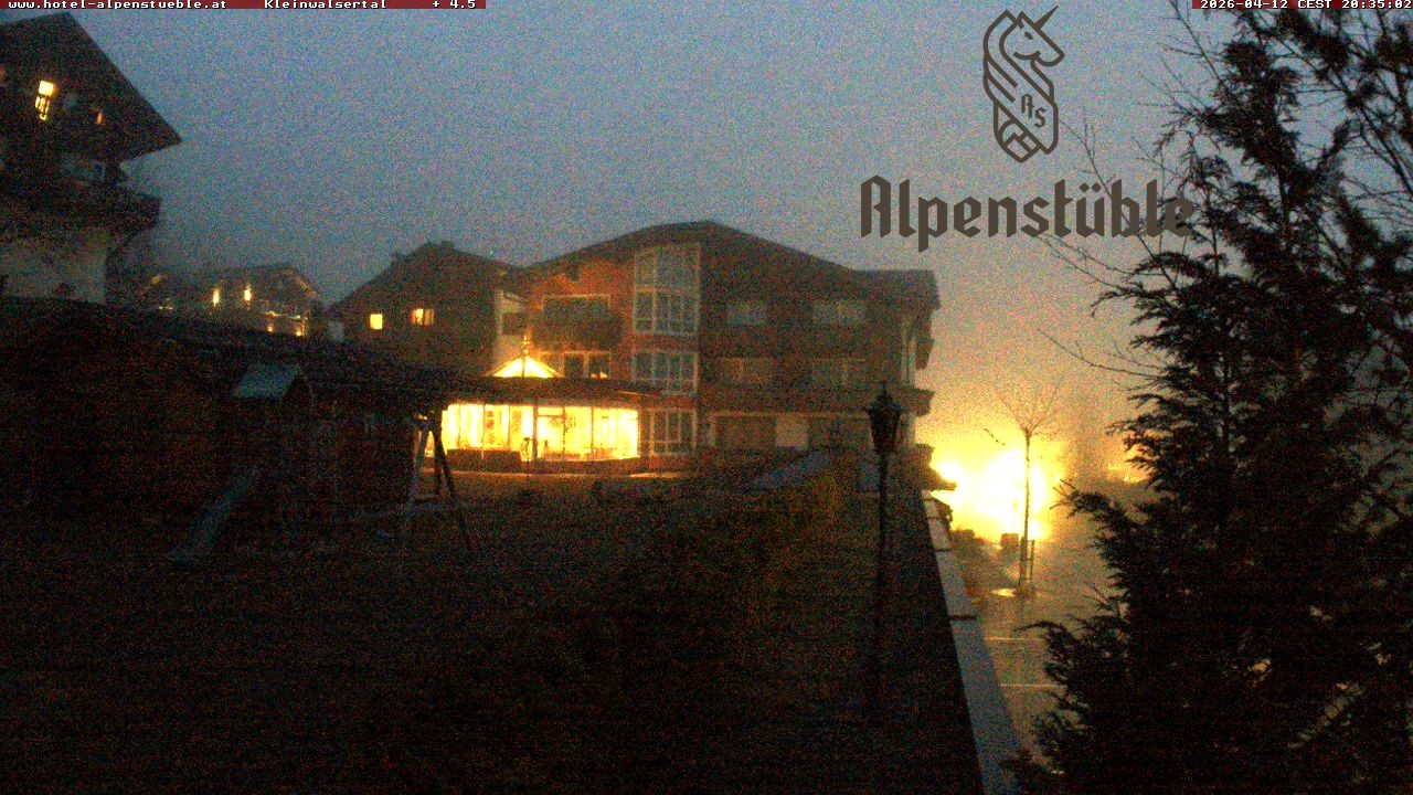 Archived image Webcam Hotel "Alpenstueble"