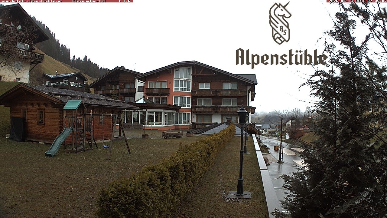 Archived image Webcam Hotel "Alpenstueble"