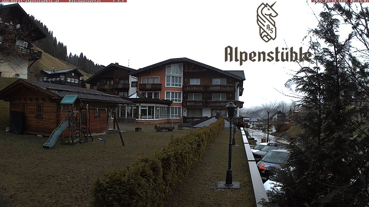 Archived image Webcam Hotel "Alpenstueble"