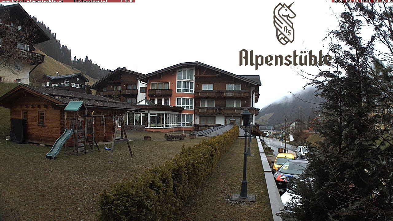 Archived image Webcam Hotel "Alpenstueble"
