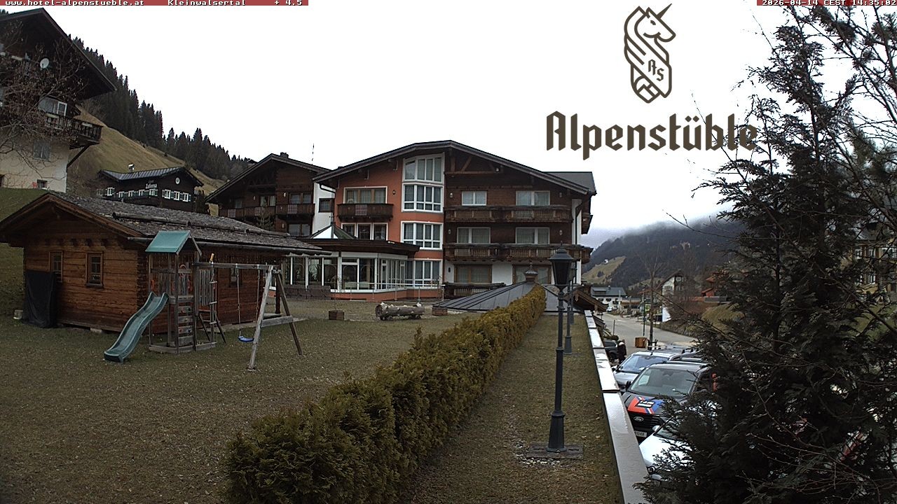 Archived image Webcam Hotel "Alpenstueble"
