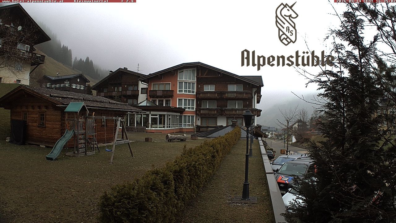 Archived image Webcam Hotel "Alpenstueble"