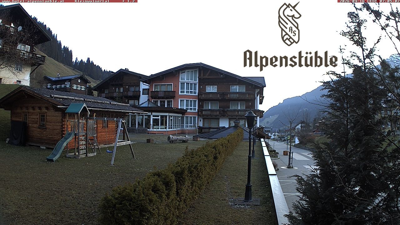 Archived image Webcam Hotel "Alpenstueble"