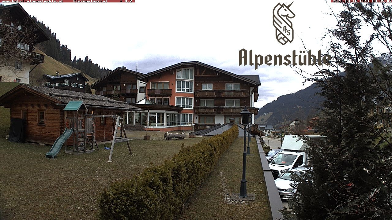Archived image Webcam Hotel "Alpenstueble"