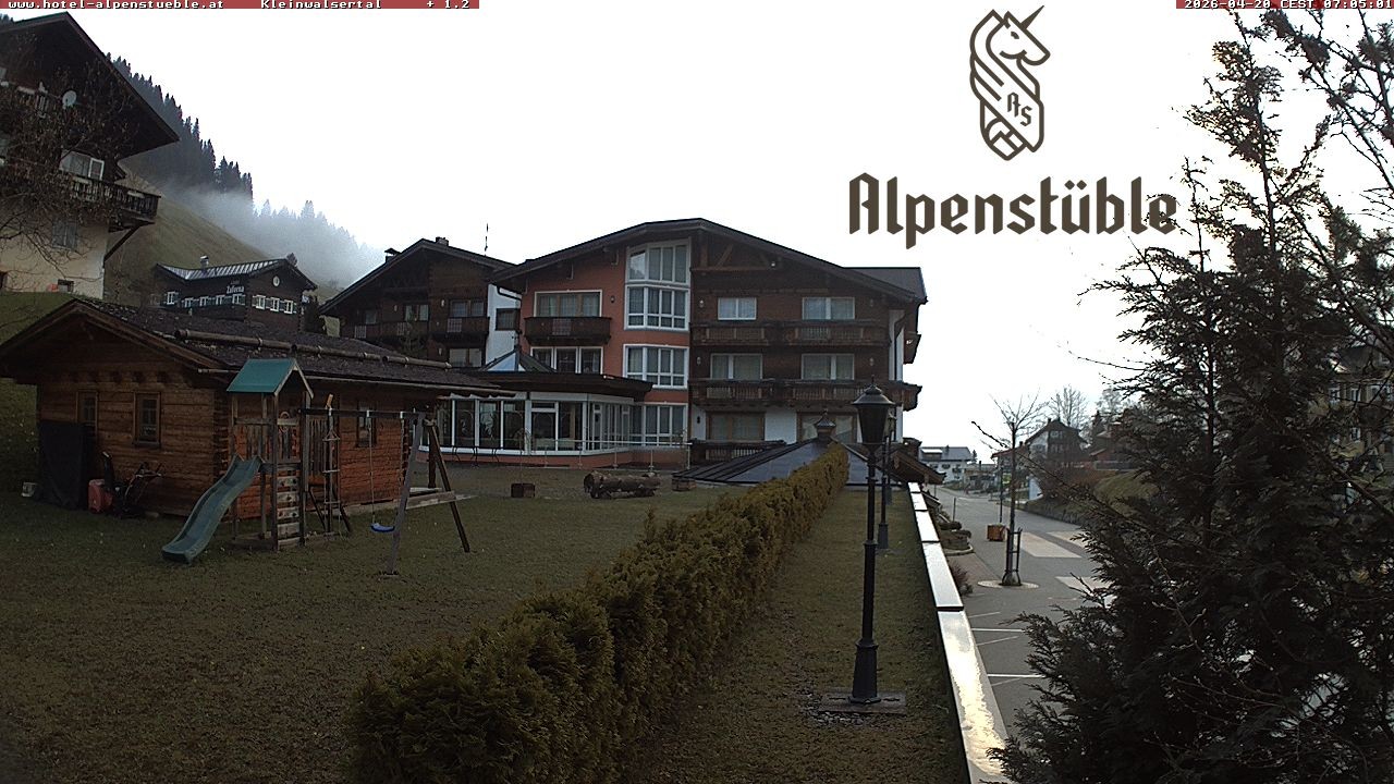 Archived image Webcam Hotel "Alpenstueble"