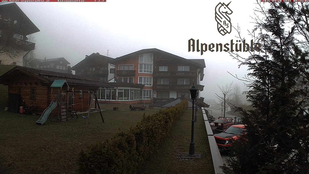 Archived image Webcam Hotel "Alpenstueble"