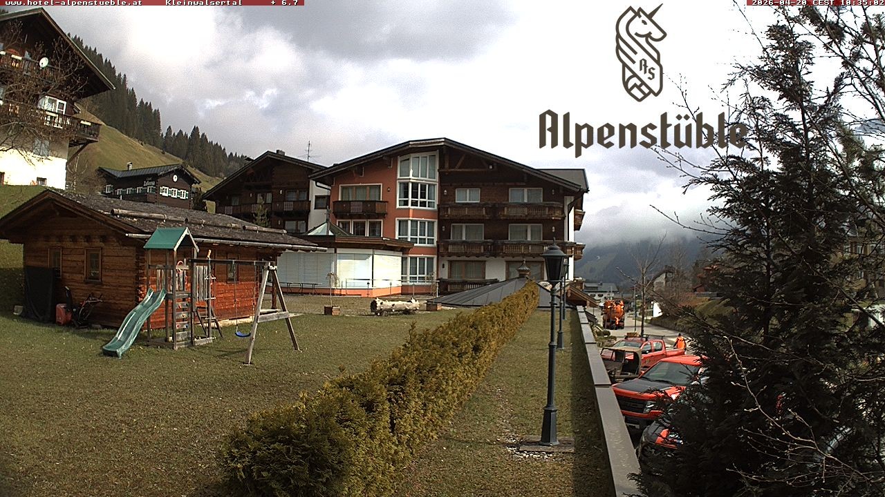 Archived image Webcam Hotel "Alpenstueble"