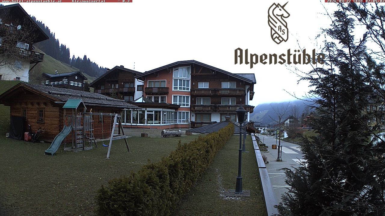 Archived image Webcam Hotel "Alpenstueble"