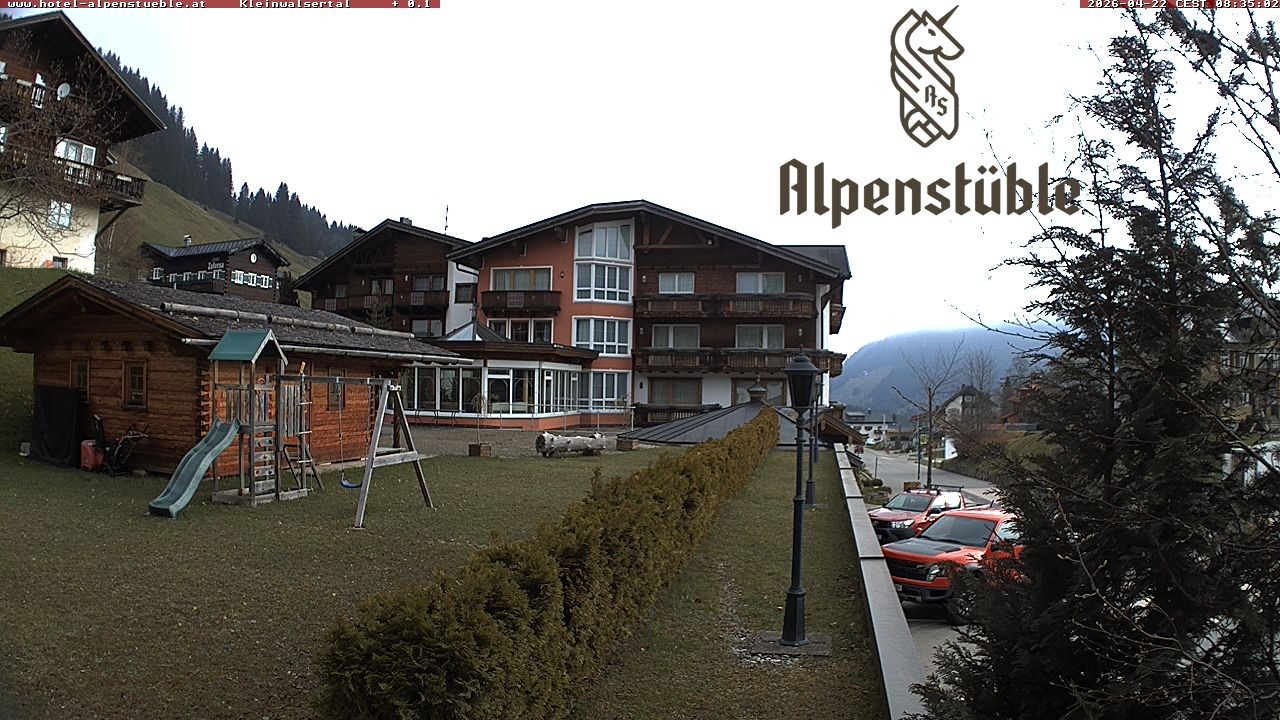 Archived image Webcam Hotel "Alpenstueble"